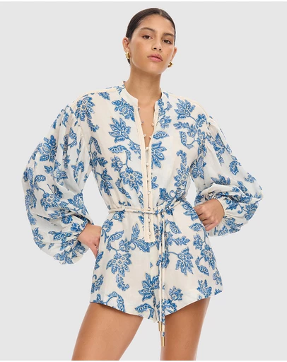 KIVARI - Bluebell Playsuit