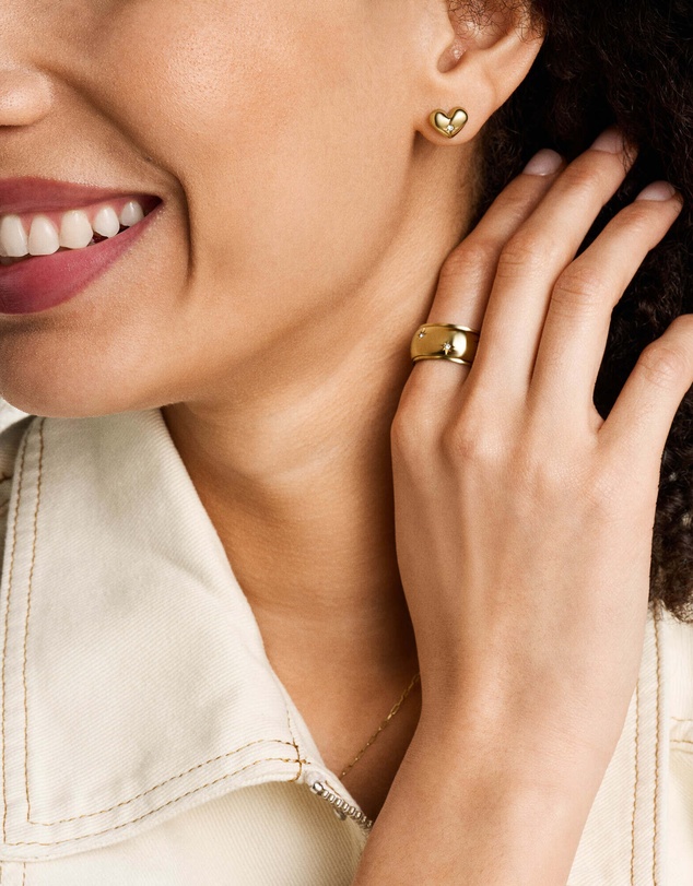 Fossil - Sadie Gold Tone Earring