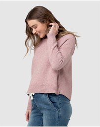 Ripe Maternity - Jade Crop Nursing Knit