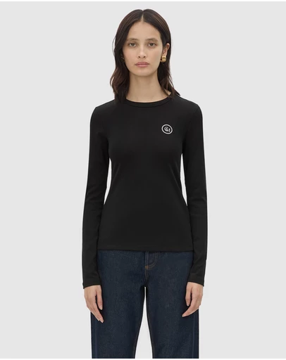 C&M CAMILLA AND MARC - Bonnie LS Fitted Graphic Tee