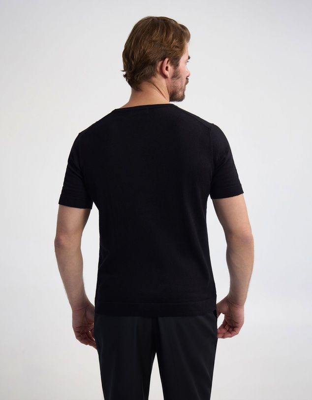 Oxford - Theodore Crew Neck Knitted T-Shirt