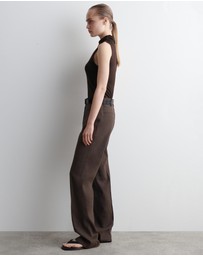 COS - Draped Turtleneck Tank Top