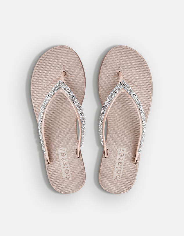 Holster - Honolulu Wedge Sandals - Champagne - Womens