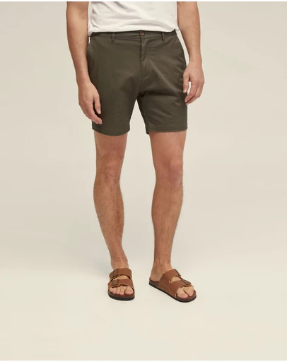 Oxford - Tom Cotton Stretch Shorts