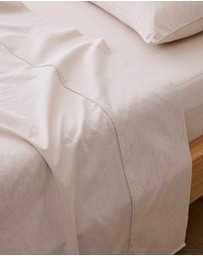 Sheet Society - Leo Washed Cotton Full Sheet Set