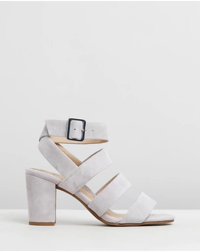 Vionic - Blaire Heeled Sandal - Light Grey