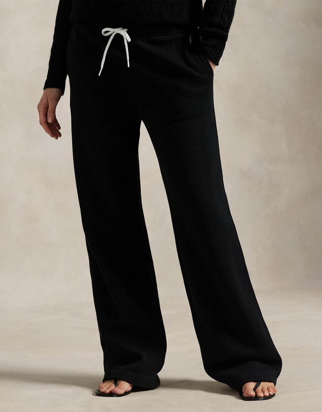 Polo Ralph Lauren - Drawstring Fleece Wide-Leg Sweatpants - ICONIC EXCLUSIVE