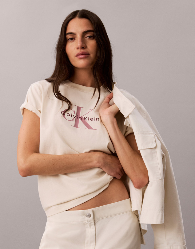 Calvin Klein Jeans - Embroidered Monogram Logo Tee