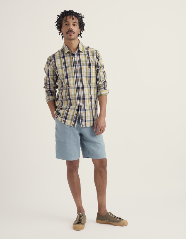Seasalt - Men's Banyan Checked Cotton Shirt