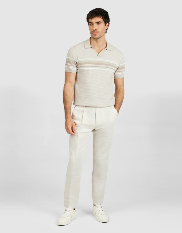 Tarocash - Jorvik Stripe Knit Polo