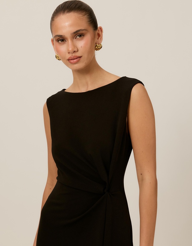 Tussah - Valentina Jersey Twist Detail Midi Dress