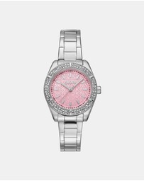 DKNY - Evening Silver 30mm Pink Dial Womens Watch