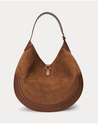 Polo Ralph Lauren - Polo ID Suede Large Shoulder Bag