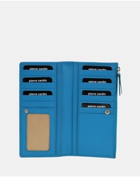 Pierre Cardin - Pierre Cardin Genuine Ladies Leather Bi-Fold Wallet