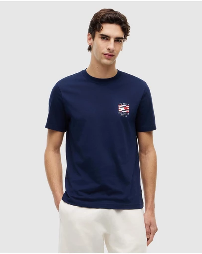 Tommy Hilfiger - Americana Box Flag Tee