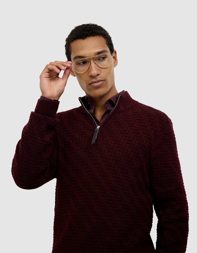 Politix - Barker Quarter Zip Knit