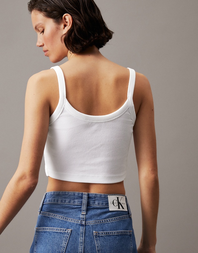 Calvin Klein Jeans - Ribbed Monogram Logo Bralette