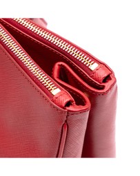 Pre-Loved by Azura Reborn - Pre-Loved Large Saffiano Lux Galleria Double Zip Satchel