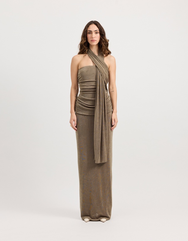 TOJHA - IESHA DRESS - MOSS