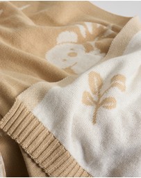 Living Textiles - Pram Knitted Blanket - Australiana
