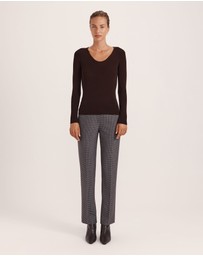 SABA - Janet Merino Wool Scoop Neck Knit