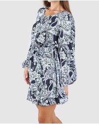 Amelius - Halena Boho Paisley Dress