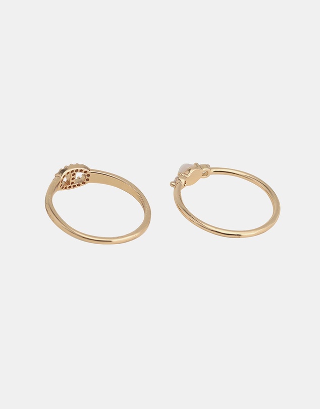 ALDO - Glampearl Duo Ring Set