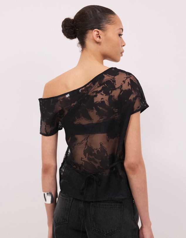 Calli - Elara Off The Shoulder Sheer Top