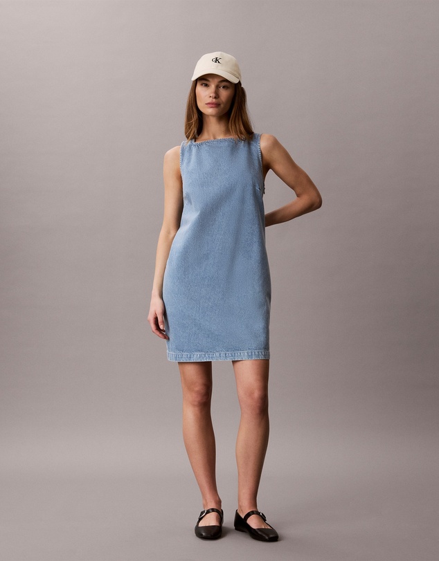 Calvin Klein Jeans - V-Neck Denim Shift Dress