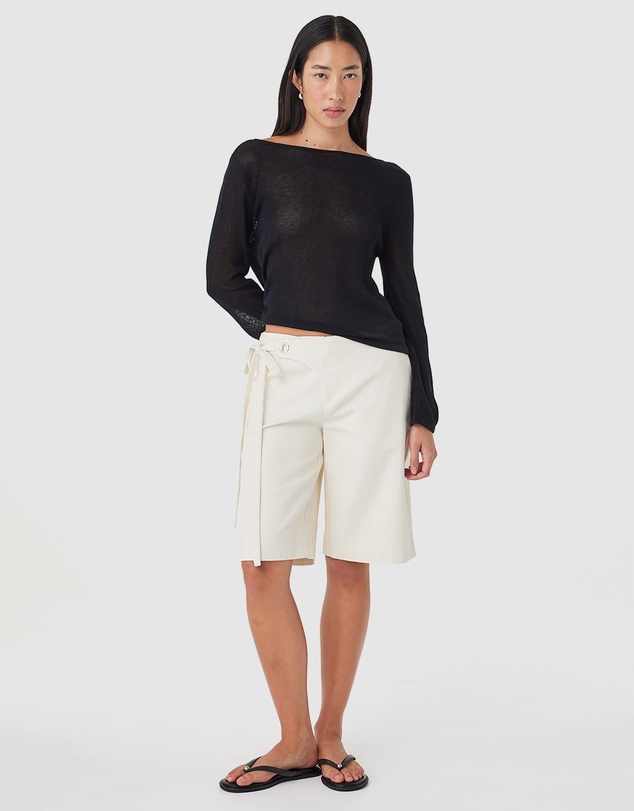 Arcaa - Lucia Tie Bermuda Shorts