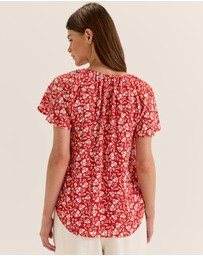 Review - St Lucia Floral Blouse