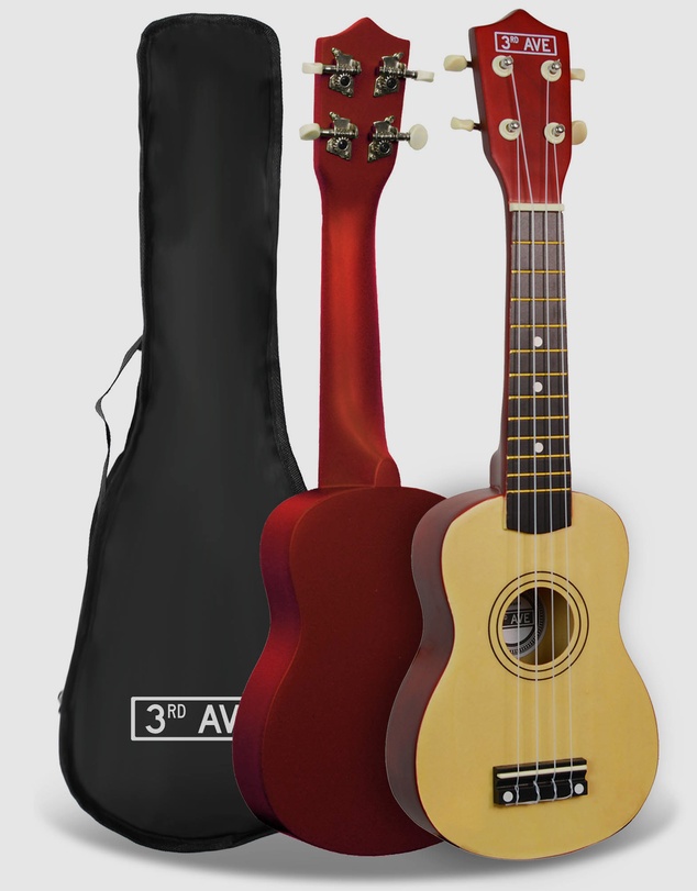 iWorld - 3rd Avenue Soprano Ukulele - Natural