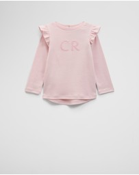 Country Road - Long Sleeve Logo Frill T-shirt