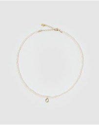 Miz Casa and Co - Pearl Letter O Choker