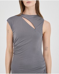FRIEND of AUDREY - Ari Ruched Jersey Dress