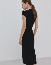 M.N.G - Asymmetrical Midi-Dress