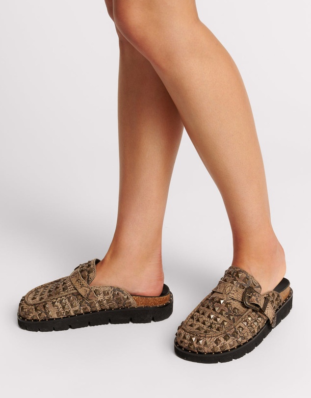 ONE TEASPOON - Studded Snake Phoenix Slides