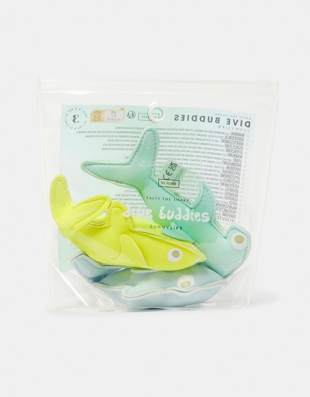 Sunnylife - 3-Pack Salty the Shark Dive Buddies - Kids