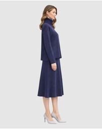 Honey and Beau - High Neck Knit