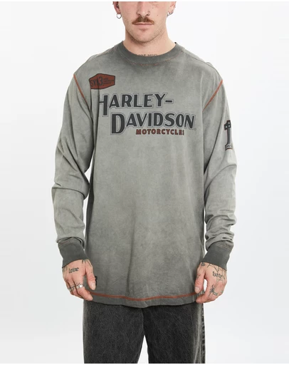 Vintage by The Real Deal - Pre Loved - Harley Davidson Long Sleeve Tee