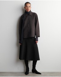 COS - Rounded Wool-Blend Shirt