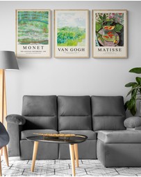 Inka Arthouse - Matisse x Monet x Van Gogh Set of 3 Art Prints