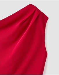 M.N.G - A-Line Dress With Asymmetrical Neckline