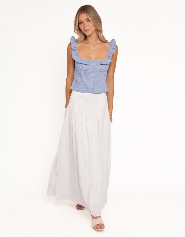 Petal & Pup - Zoey Maxi Skirt - White