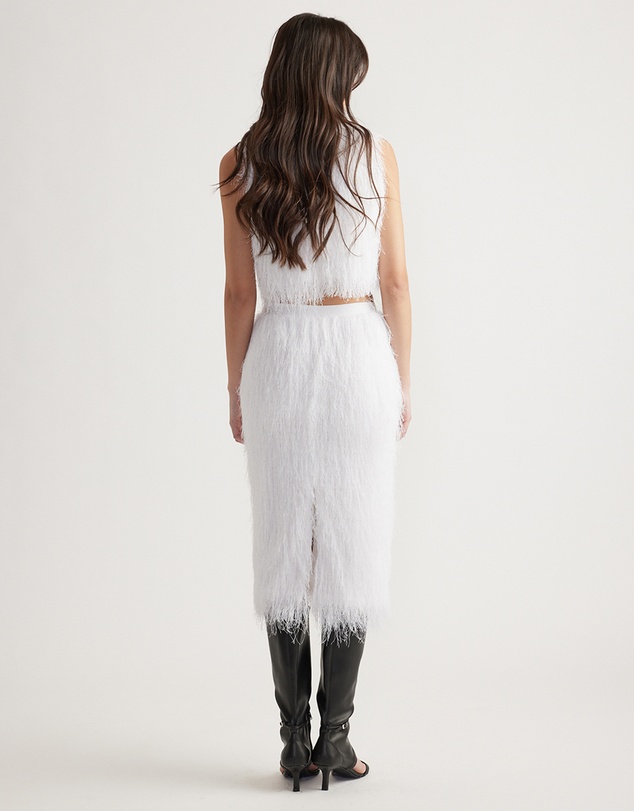 Decjuba - Rue Lurex Fringed Shell Top