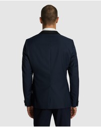yd. - Seville Slim Fit Tuxedo Wool Blend Suit Jacket