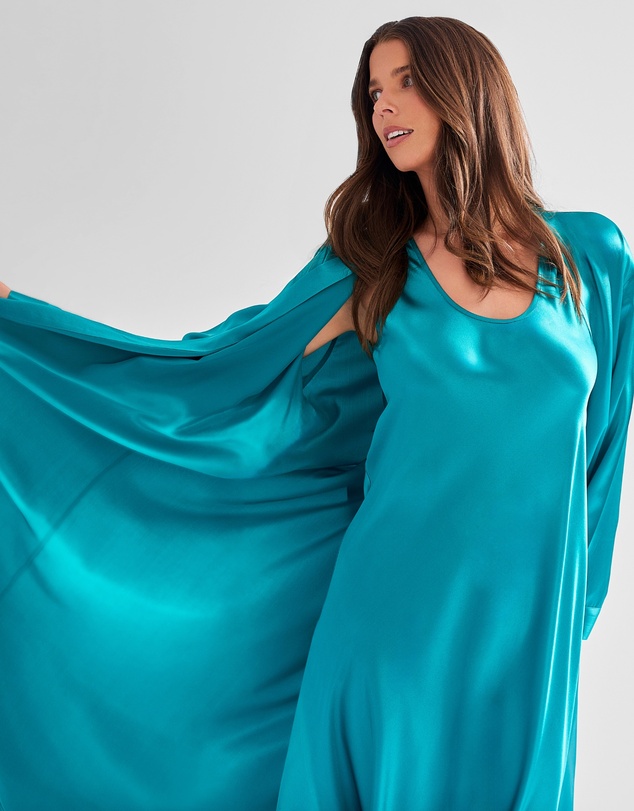 Love and Lustre - Mono Silk Long Nightdress