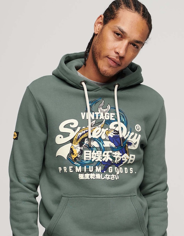 Superdry - Japanese Vintage Logo Graphic Hoodieie
