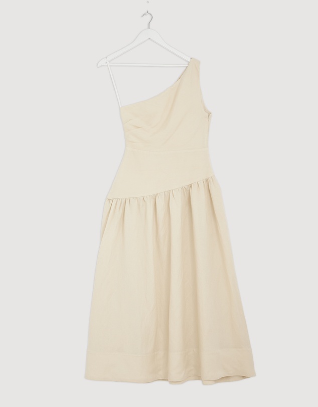 Revibe - Repaired Shona Joy Gigi One Shoulder Maxi Dress - AU 10