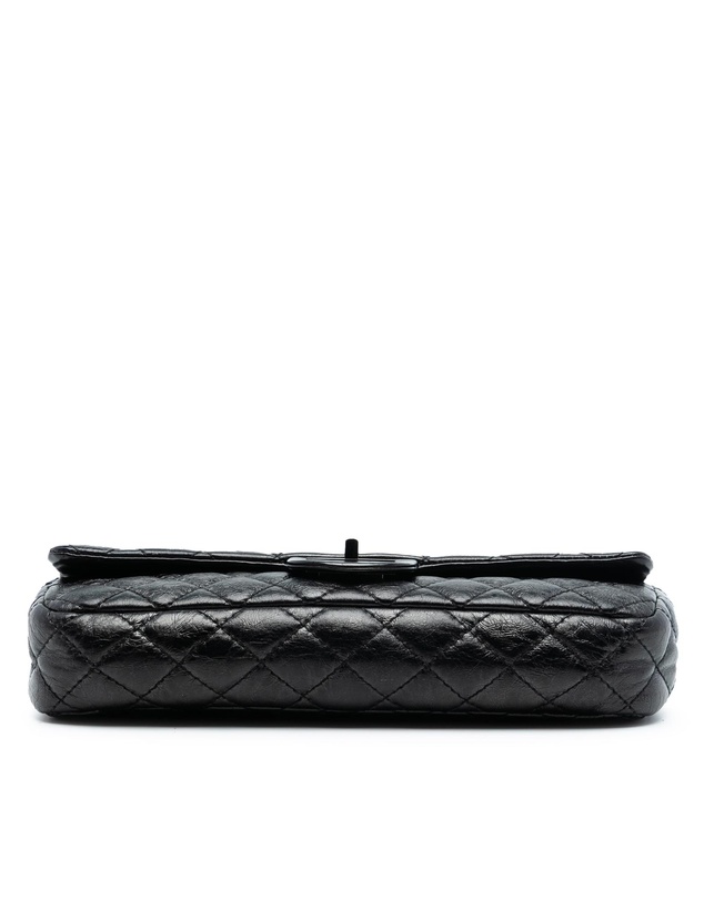 Chanel - Pre-Loved Quilted Glazed Calfskin Reissue 2.55 Clutch with Chain